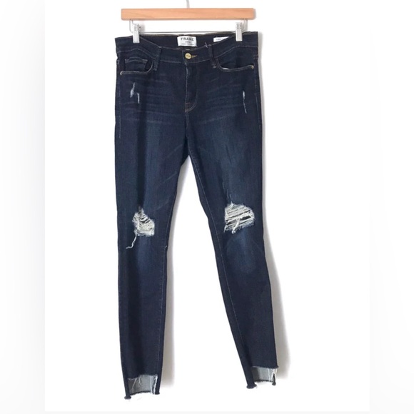 Frame Denim Distressed Jeans - Picture 1 of 4